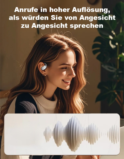 AI-Echtzeitübersetzung Offene Ohrhörer