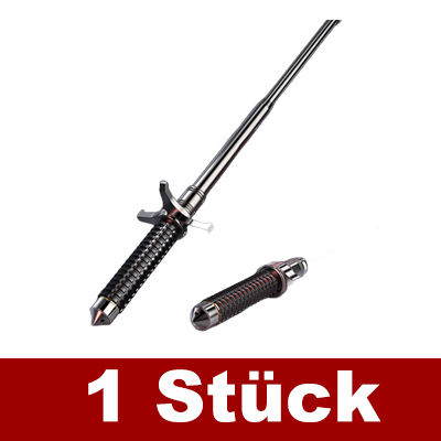 Multifunktionaler ausziehbarer Selbstverteidigungsstock für Outdoor-Aktivitäten