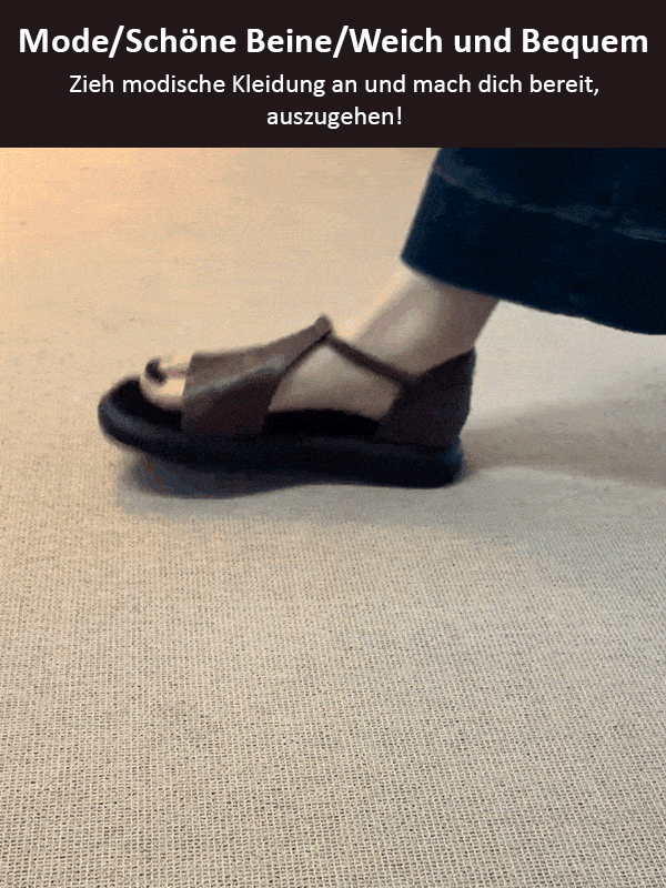 Handgefertigte Sandalen aus reinem Rindsleder