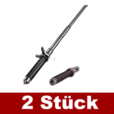 Multifunktionaler ausziehbarer Selbstverteidigungsstock für Outdoor-Aktivitäten