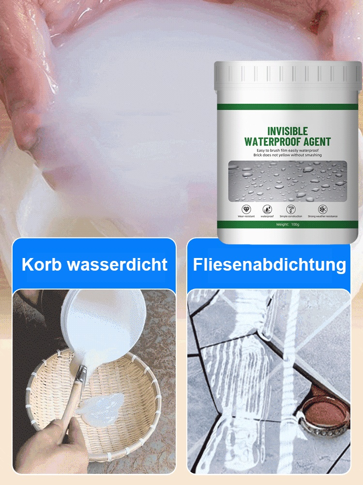 Transparente wasserdichte Wunderwaffe