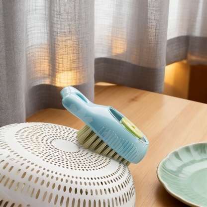 Küchenspülen-Eckenreinigungsbürste mit Flüssigkeitsspender