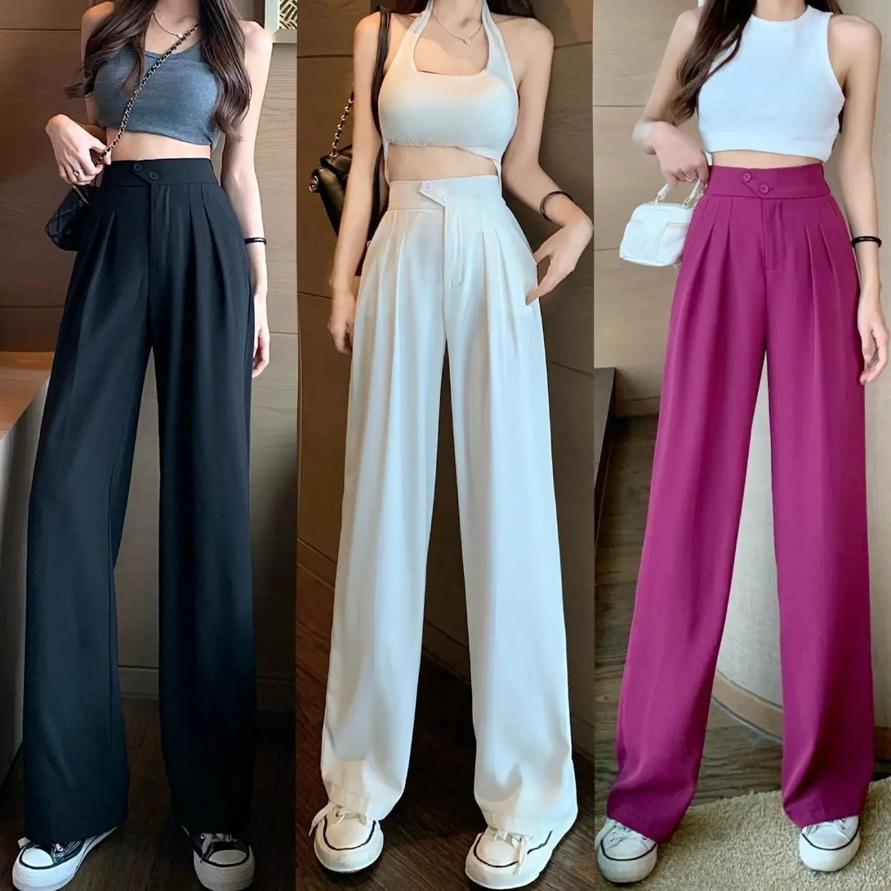 Coole Hose mit weitem Bein und weitem Bein