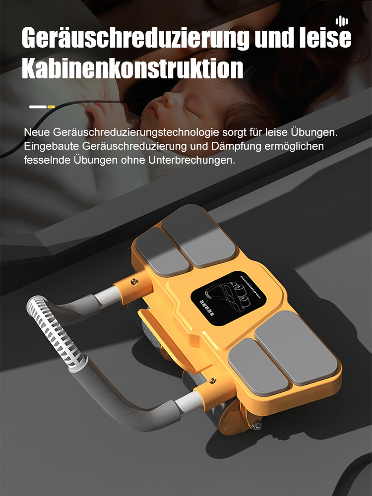 Automatischer Rückprall vier Runden Bauchmuskeltraining Rad + Yogamatte