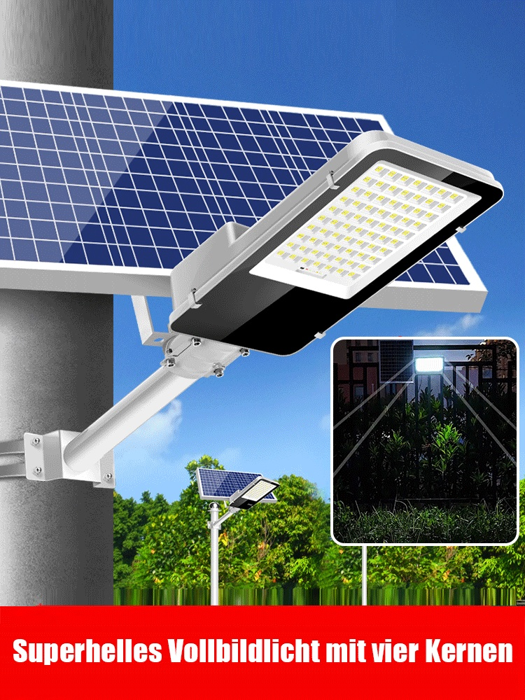 Superhelle wasserdichte Solar-Straßenlampe