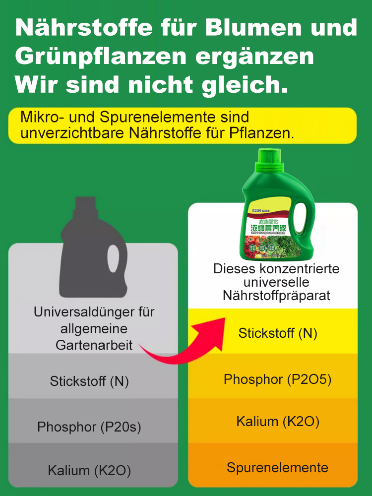 Nährlösung für Grünpflanzen zu Hause