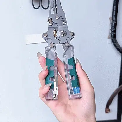 【One piece has 14 functions】Folding tester, screwdriver, wire stripper. One-stop service!