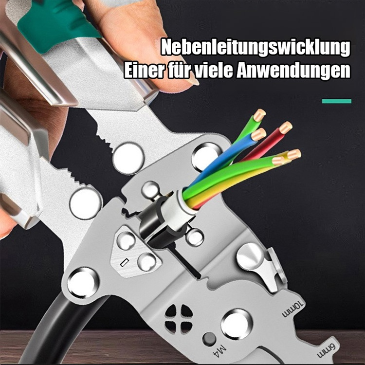 【One piece has 14 functions】Folding tester, screwdriver, wire stripper. One-stop service!