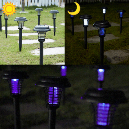 Moskito-Abwehr und Beleuchtung Solar-Gartenleuchte