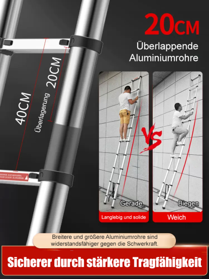 Multifunktionale Teleskopleiter