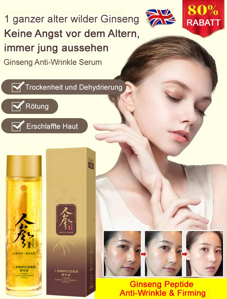 [Peptid-Anti-Falten-Ginseng-Serum (30 Jahre jünger aussehen)