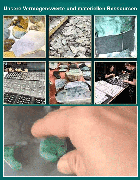 Halskette aus Hetian-Jade als Symbol für Glück
