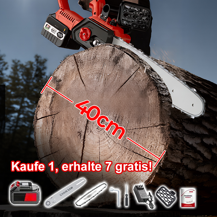 Hochleistungs-Holzkettensäge der verbesserten Version