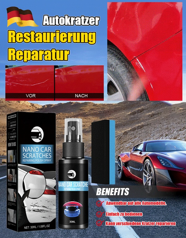 Autolack Kratzer Reparatur & Polierspray