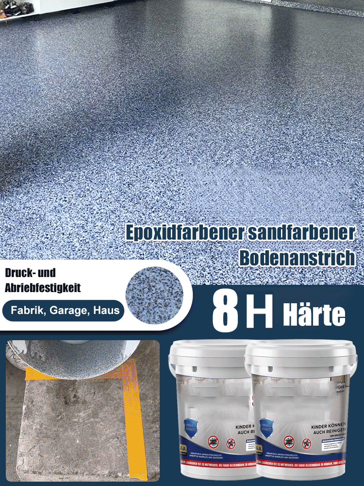 【Einmal multiplizieren】 Upgrade der Bodenfarbe auf Epoxidharz-Sandfarbe