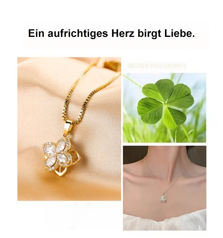 [Glück] Glücksklee-Halsketten-Set