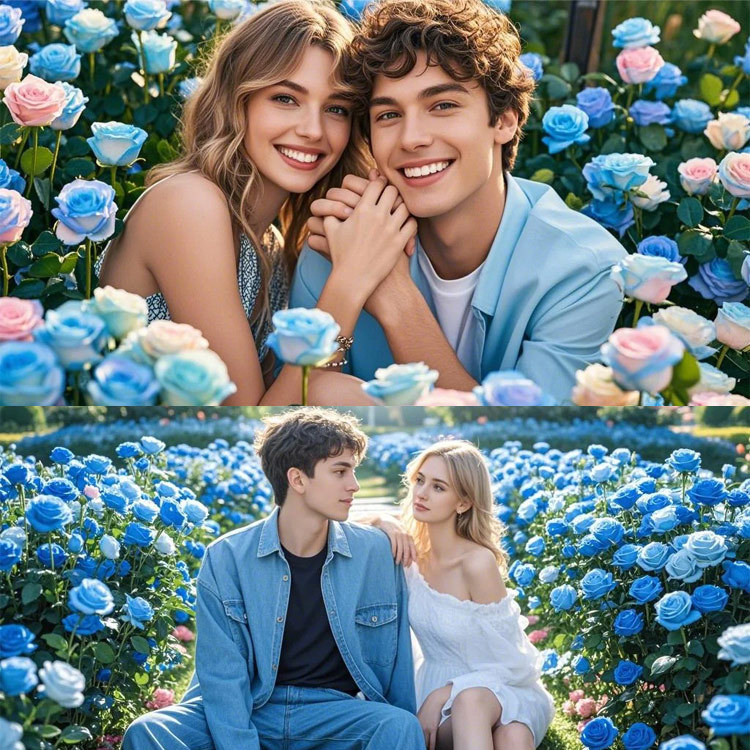[Bringt Liebe und Glück] Bunte Rosensamen