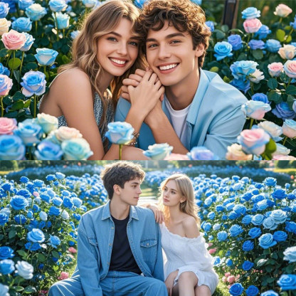 [Bringt Liebe und Glück] Bunte Rosensamen