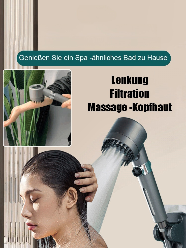 Deutsche Massage Multi -Funktion Ein Klick -Druckregulierende Dusche
