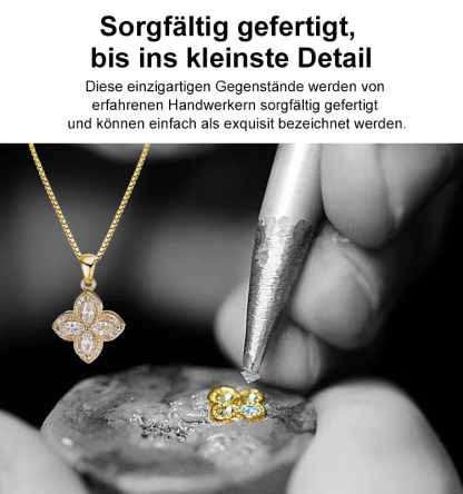 [Glück] Glücksklee-Halsketten-Set