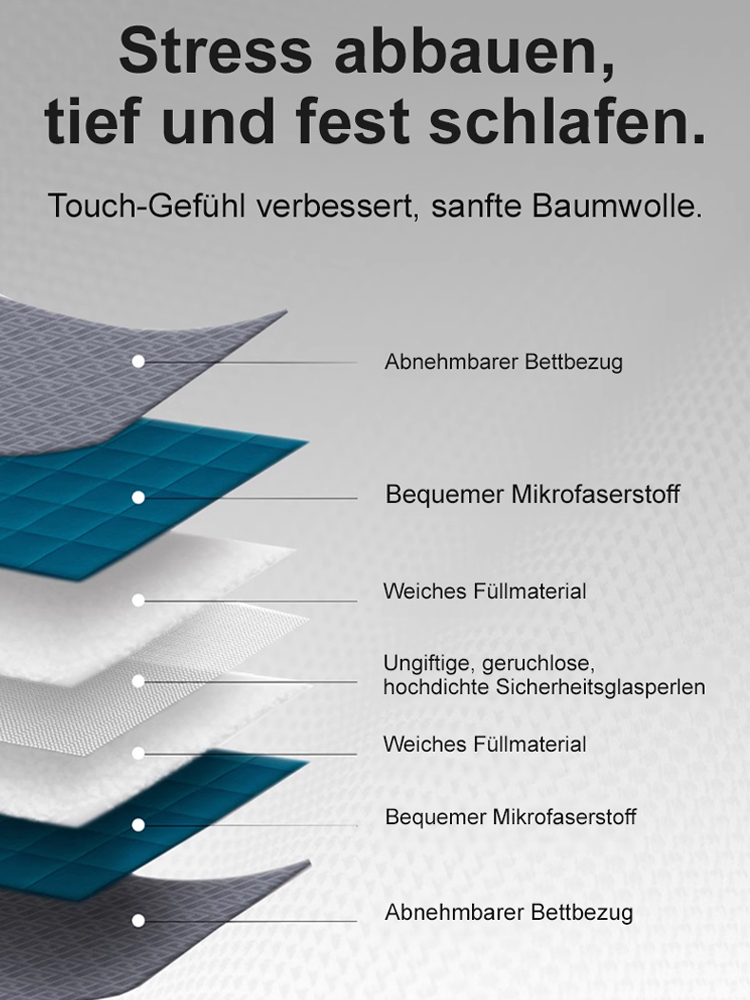 Schwerkraftdecke aus Eisseide
