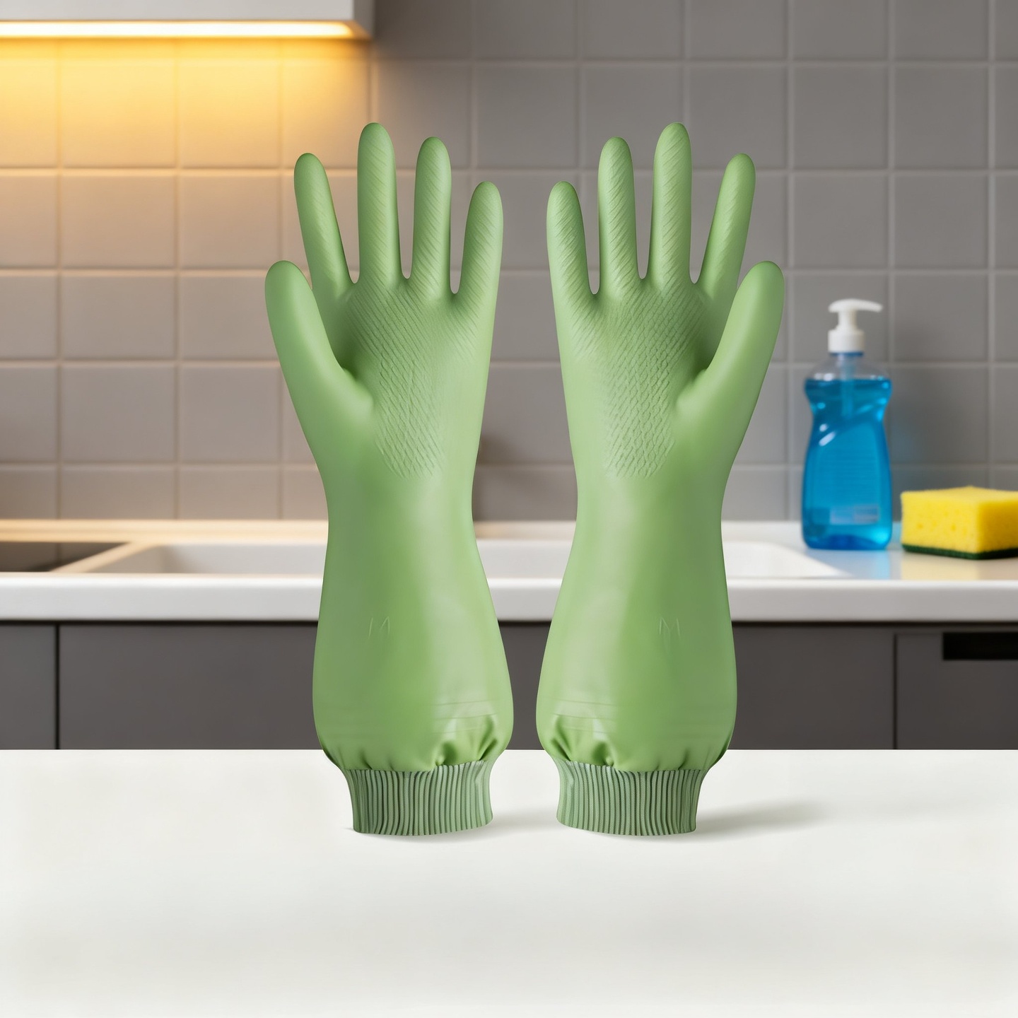 Dicke Damenhandschuhe für die Küchenreinigung