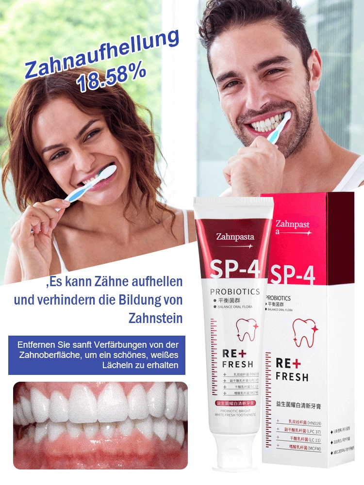 Probiotische Whitening Shark Zahnpasta