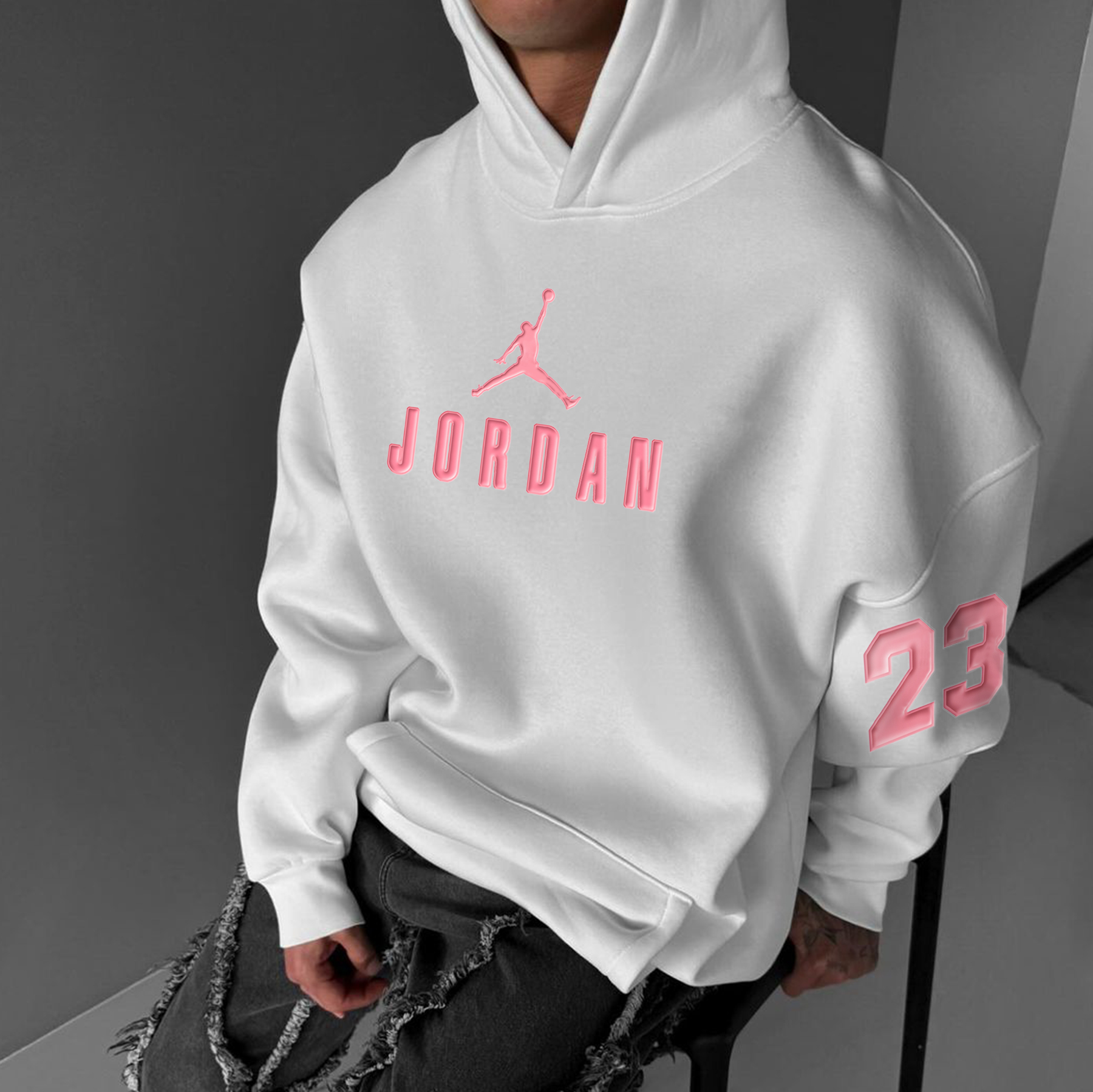 Unisex Jumpman Printed Casual Hoodie