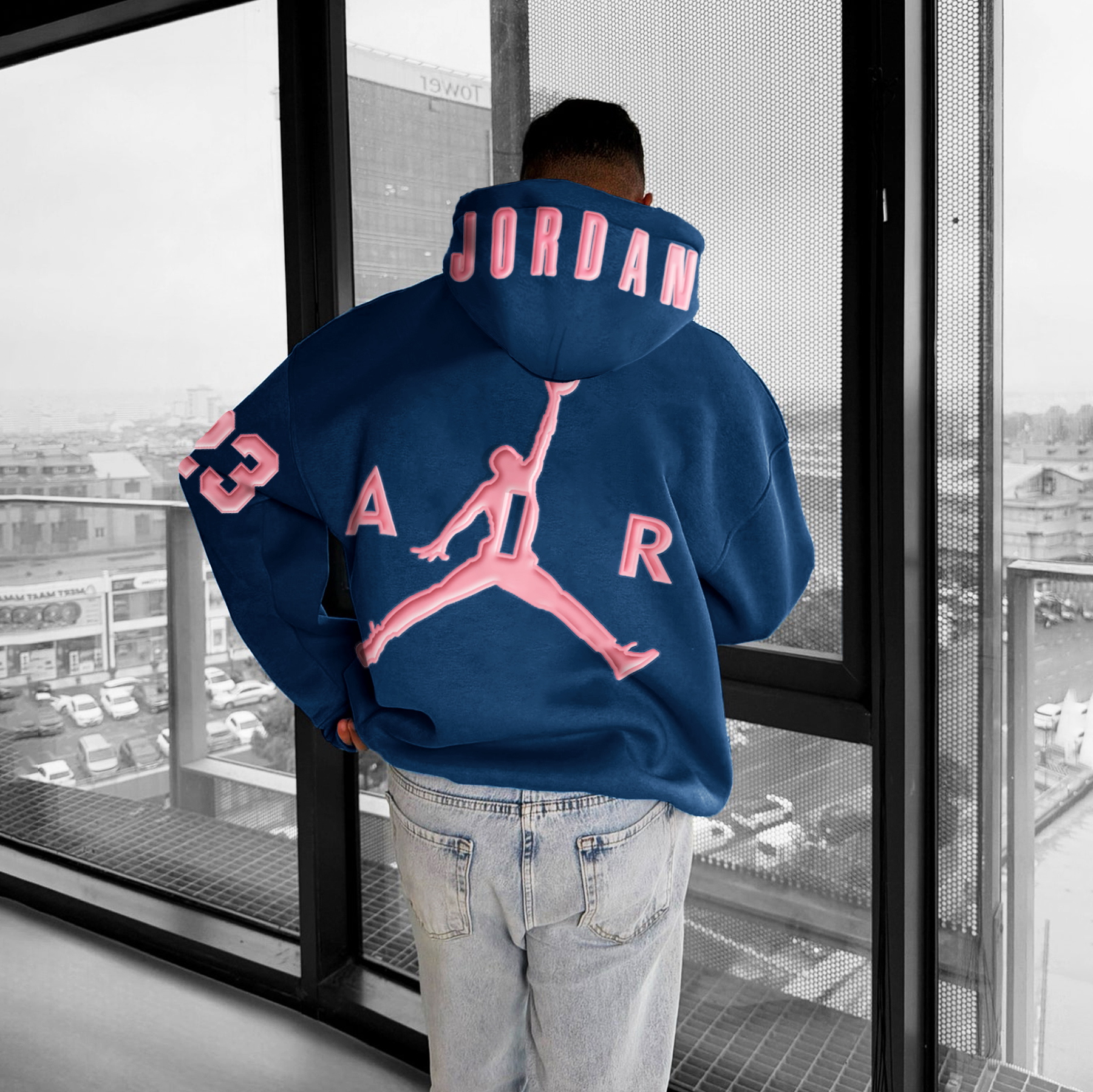 Unisex Jumpman Printed Casual Hoodie