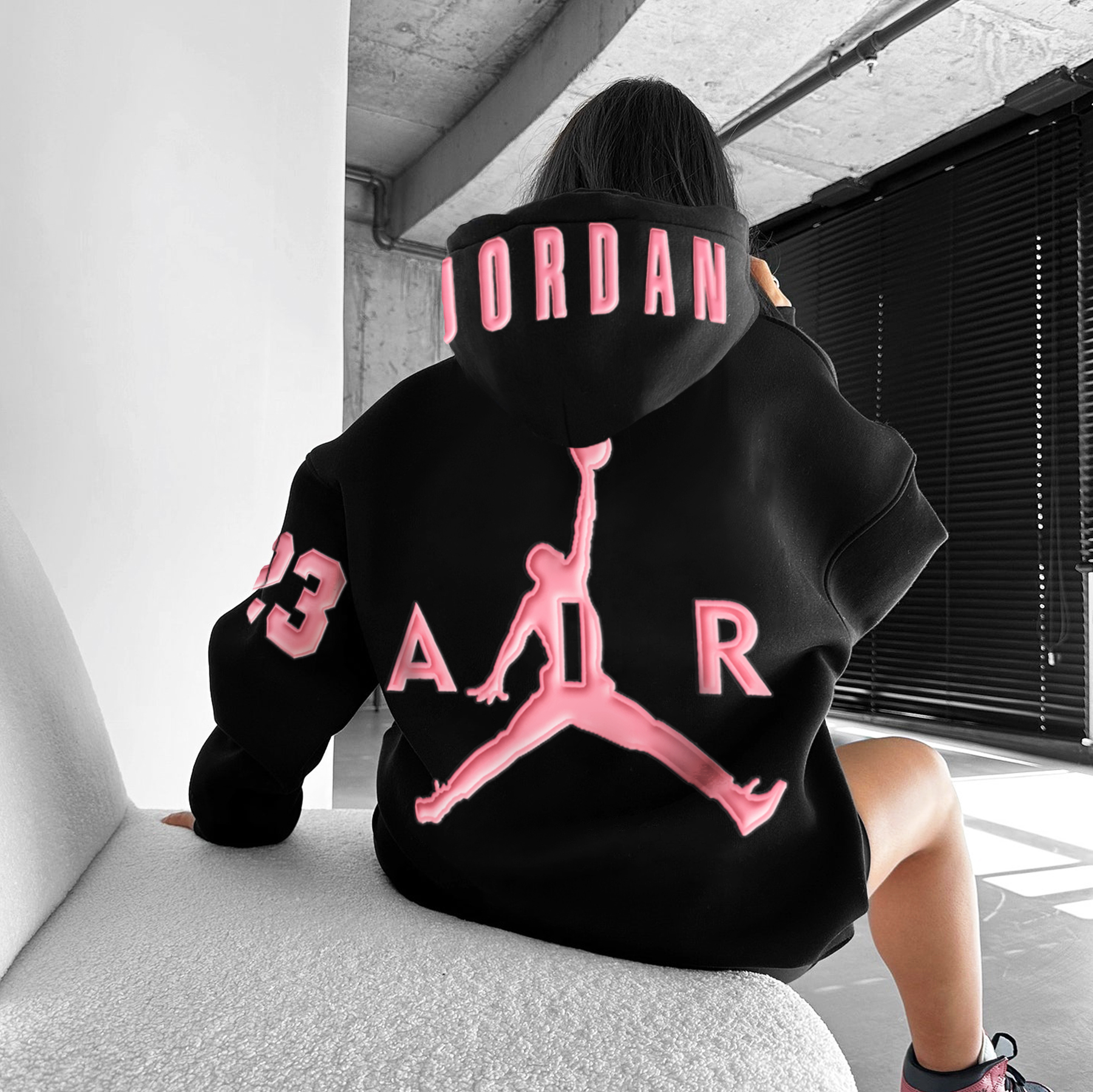 Unisex Jumpman Printed Casual Hoodie