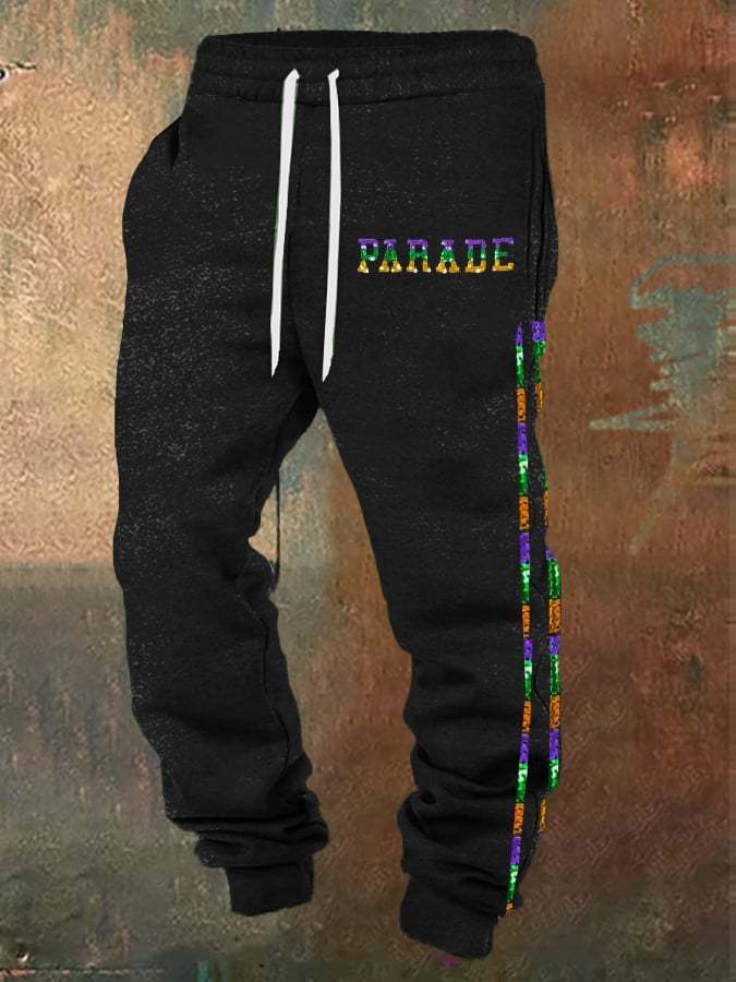 mardi gras sweatpants