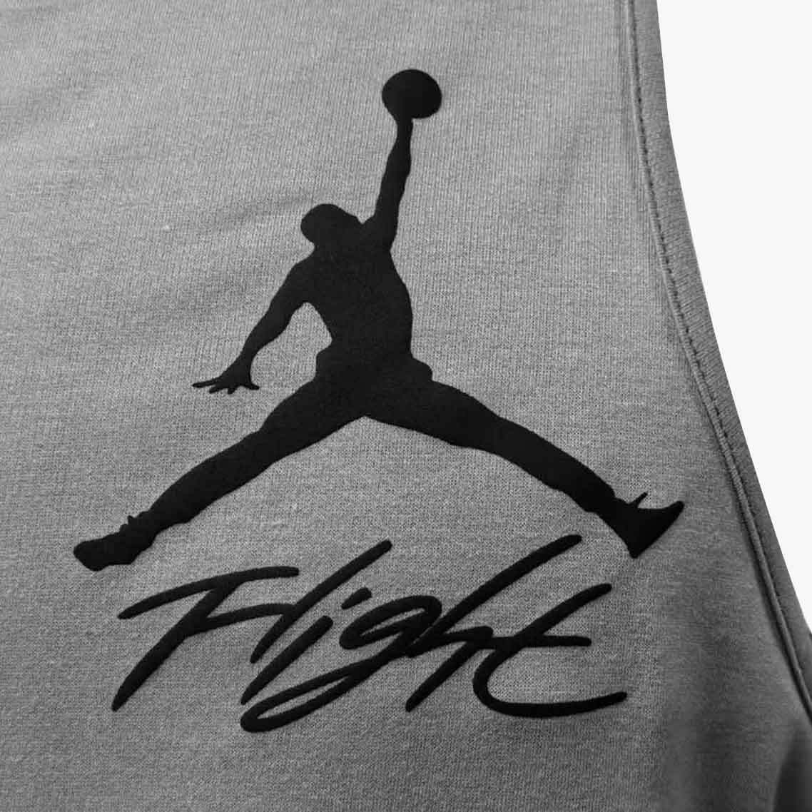 Unisex Basketball Flight Print Streetwear Gray Tank Top And Shorts Set