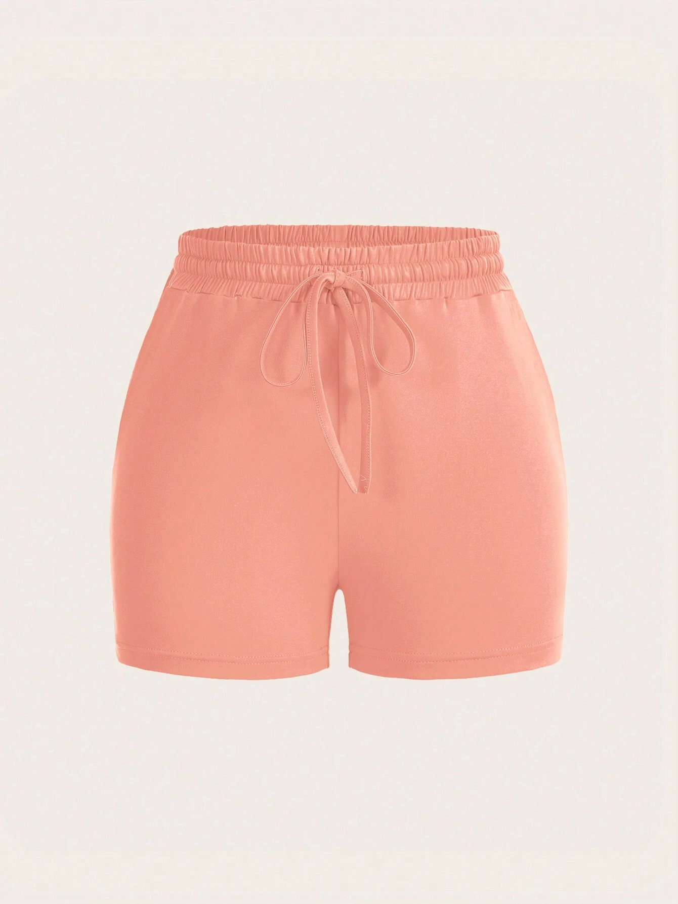 Women's Summer U-Neck Cropped Tank Top And Drawstring Pocket Shorts Set Outfits