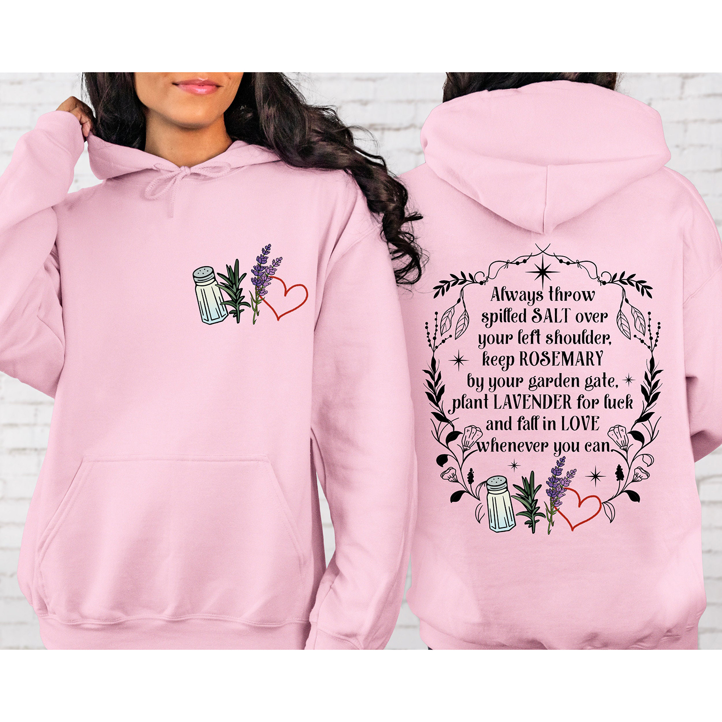 Movie Inspired Quote Print Casual Hoodie