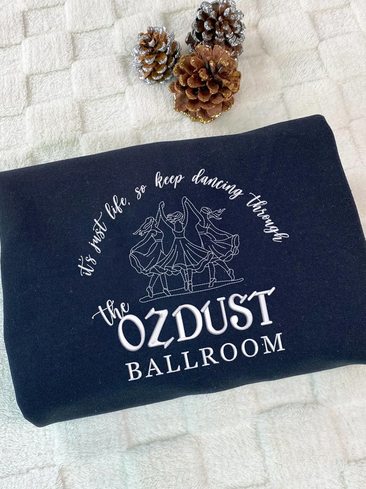 Musical Movie Inspired Embroidered Cozy Sweatshirt