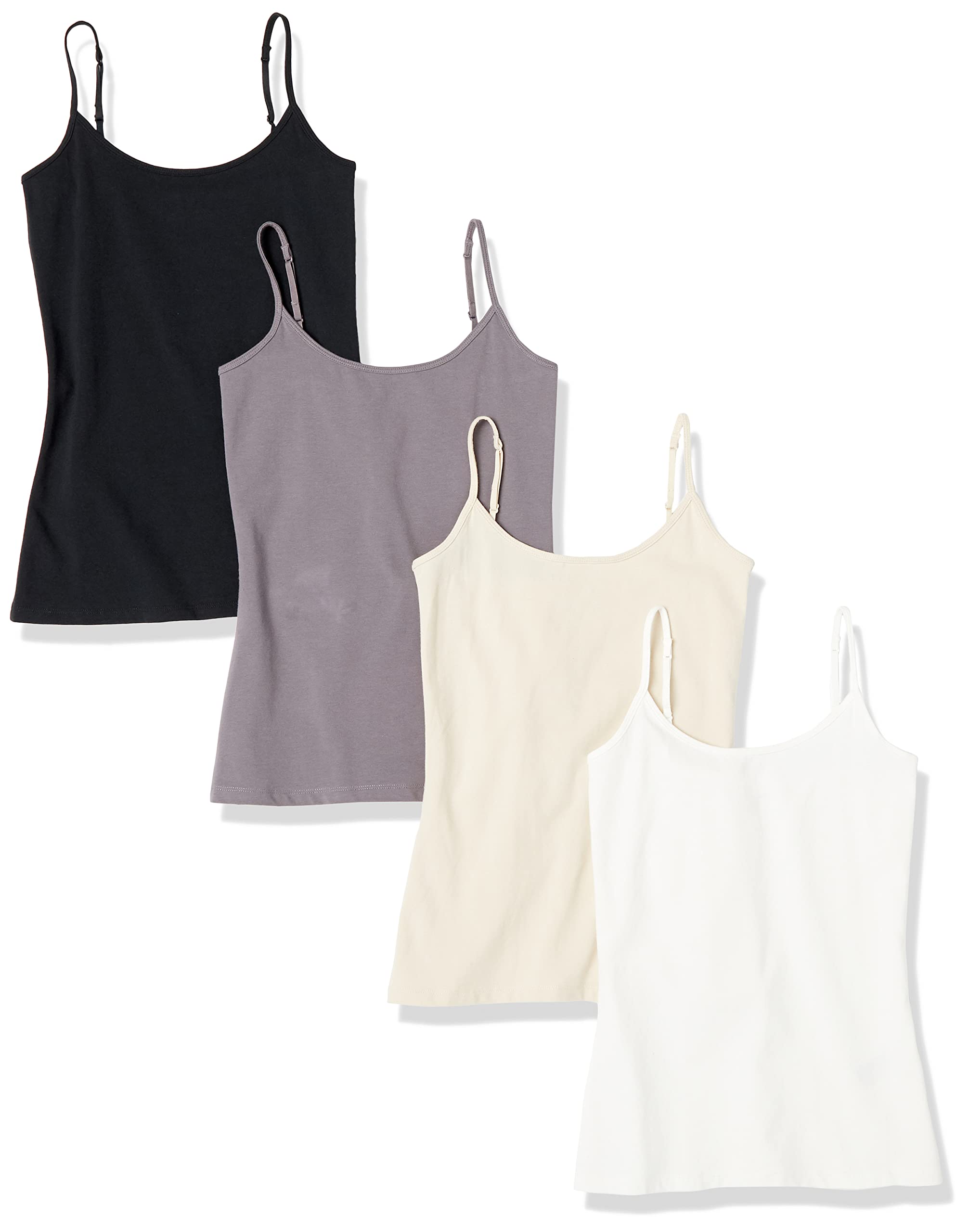 Women's Slim-Fit Camisole, Pack of 4