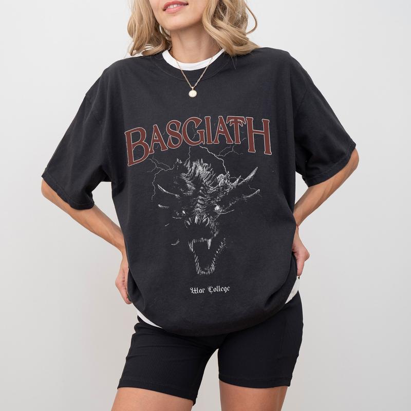Basgiath War College Shirt, Vintage Fourth WingShirt, lron Flame Merch, Tairn and VioletSorrengail, Bookish Shirt, Reading Shirt
