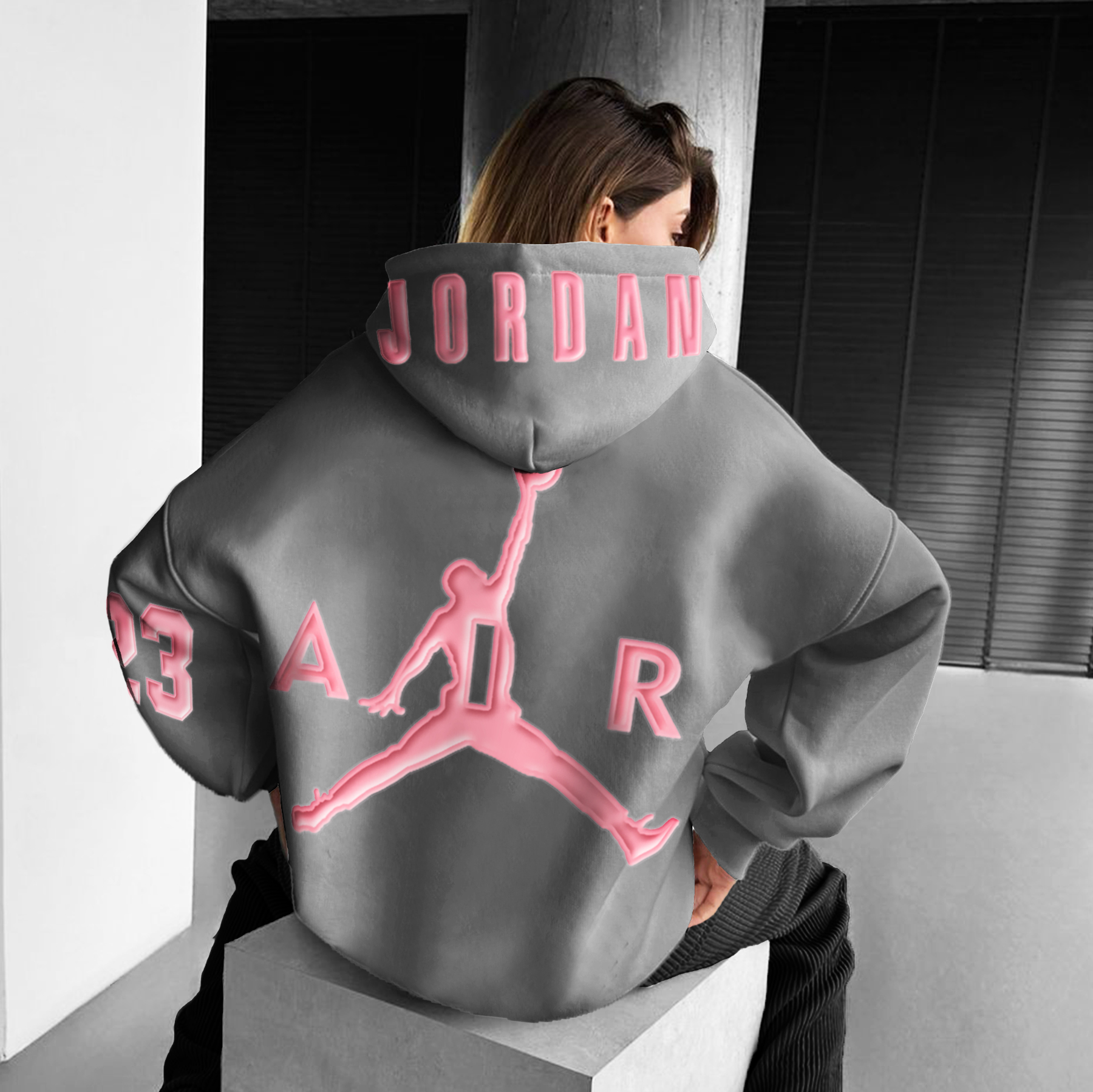 Unisex Jumpman Printed Casual Hoodie