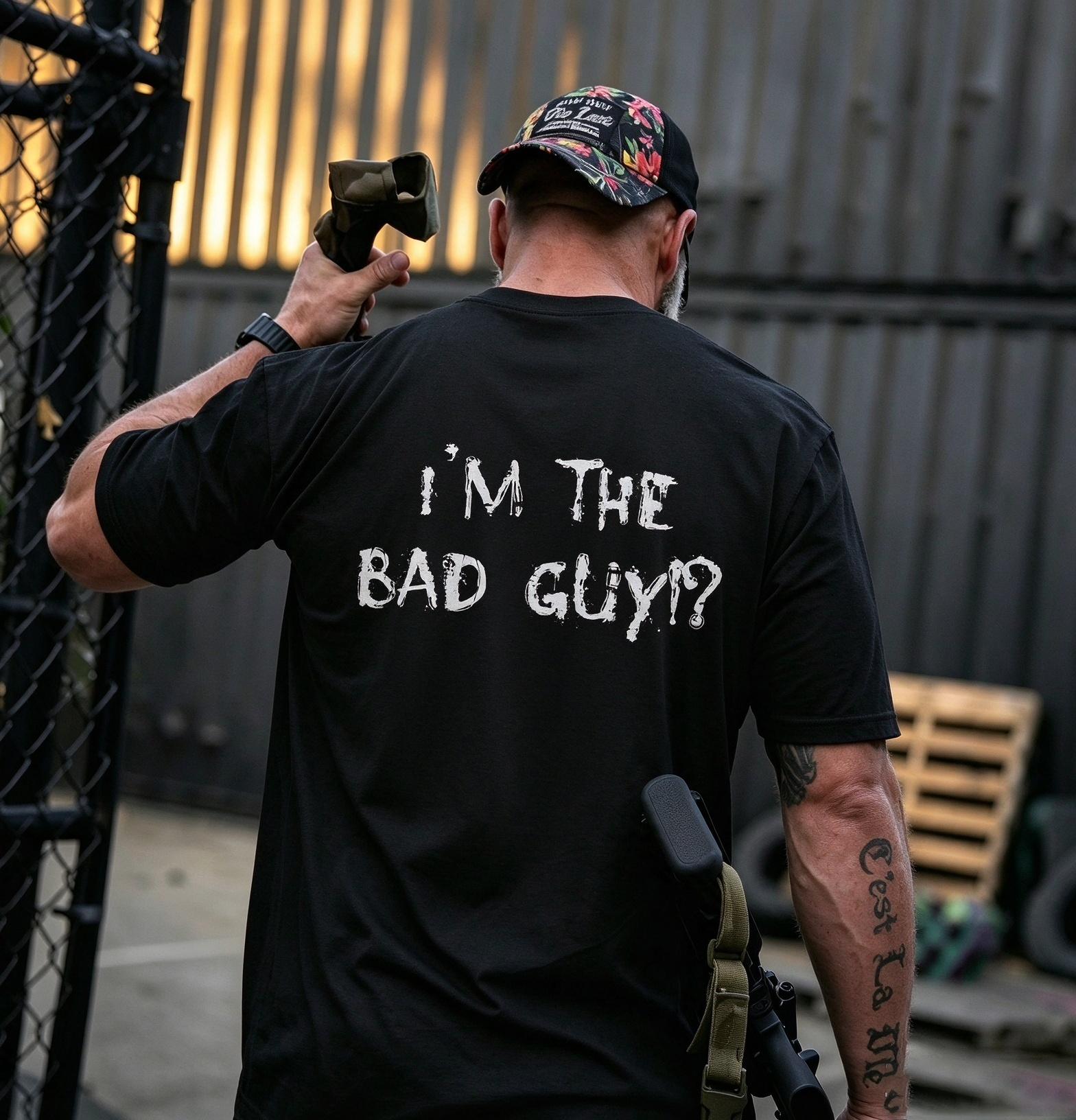 I'm The Bad Guy Print T-Shirt