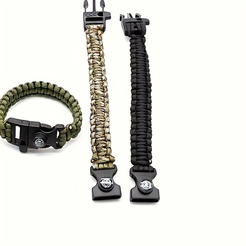 Classic Men'S Rugged Style Multifunctional Rope Bracelet