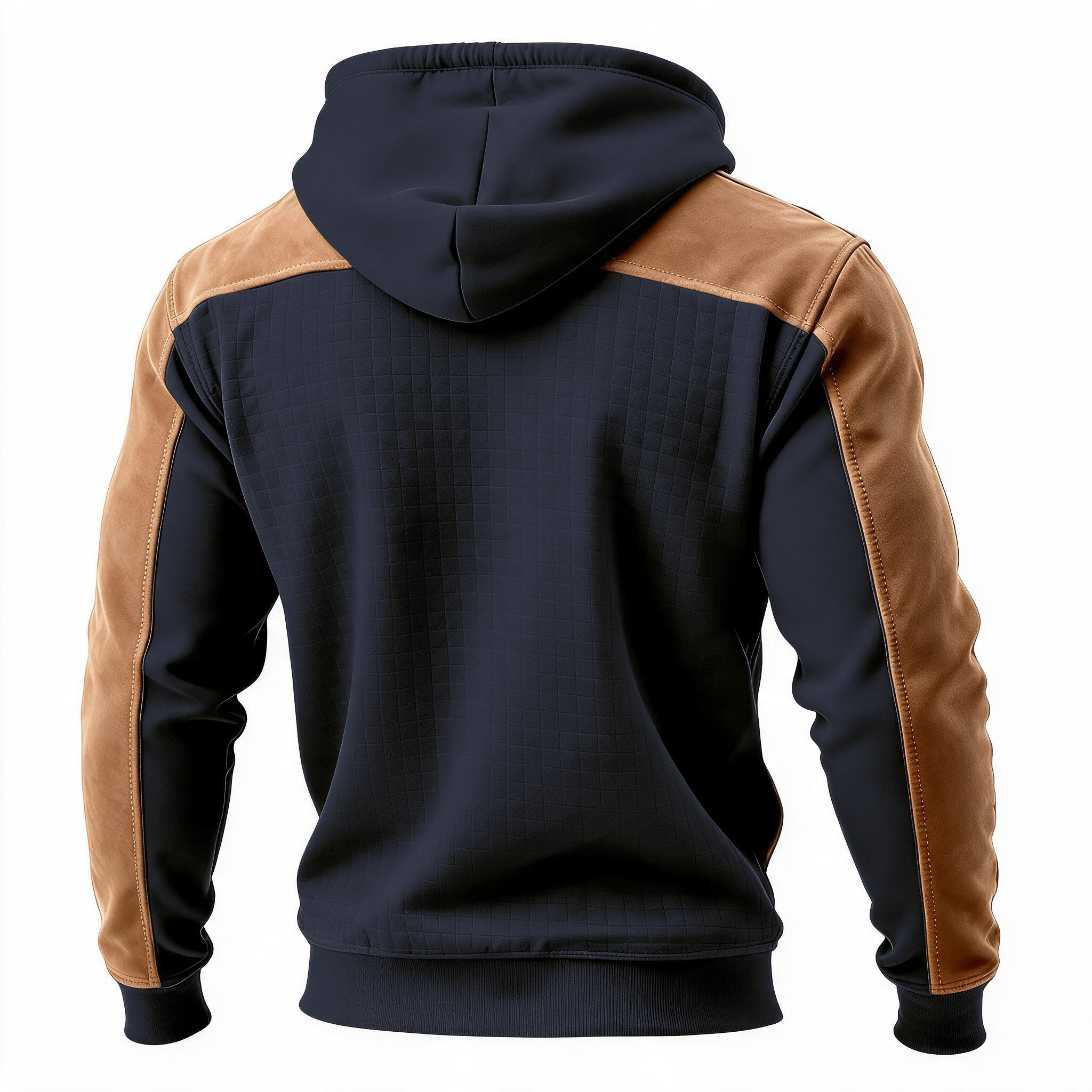  Agency Printed Fleece-lined Unisex Color-Blocked Hoodie