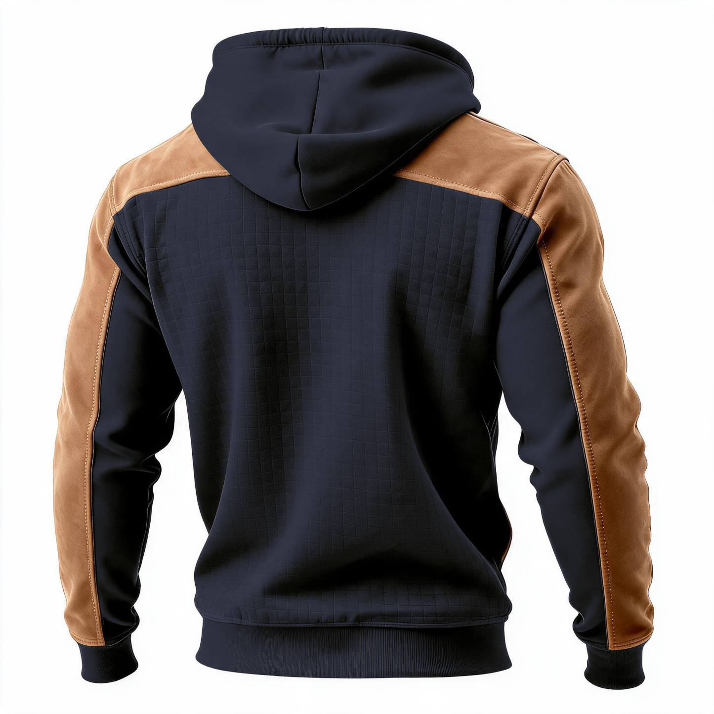  Agency Printed Fleece-lined Unisex Color-Blocked Hoodie
