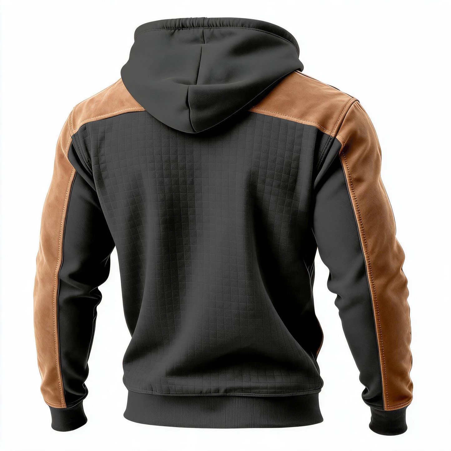  Agency Printed Fleece-lined Unisex Color-Blocked Hoodie
