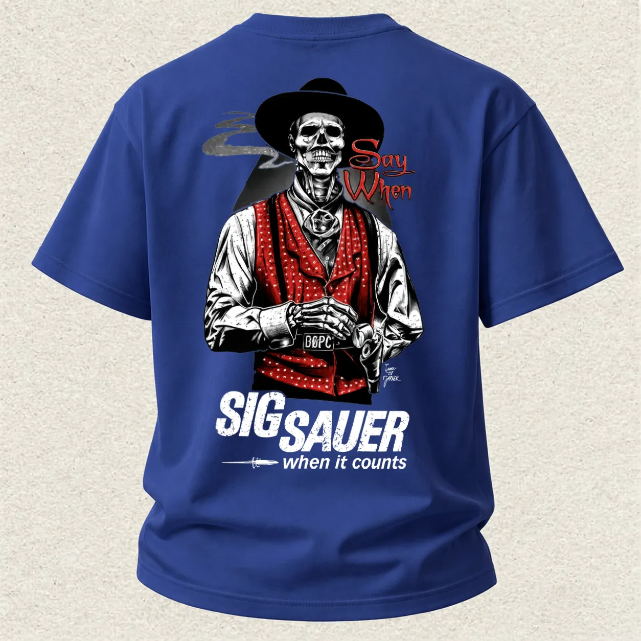Tactical When It Counts Printed Men's T-Shirt