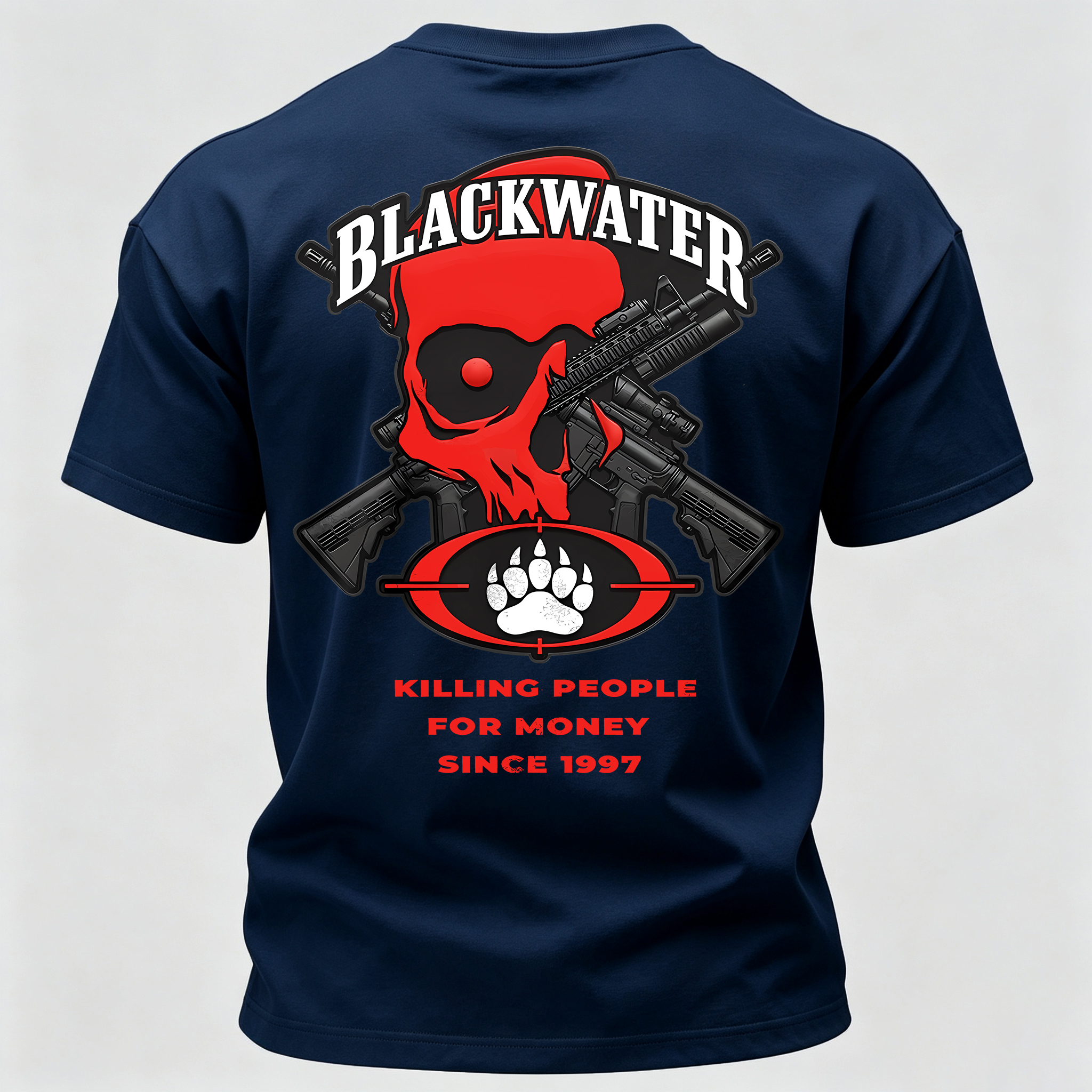 Killing People for Money Since 1997 Printed Men's T-Shirt