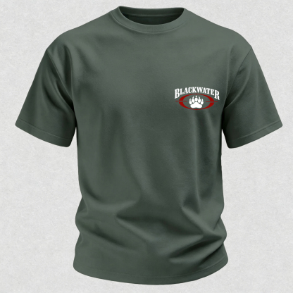 Blackwater Stay Back 100 Meters or You Will Be Shot Printed Men's T-Shirt