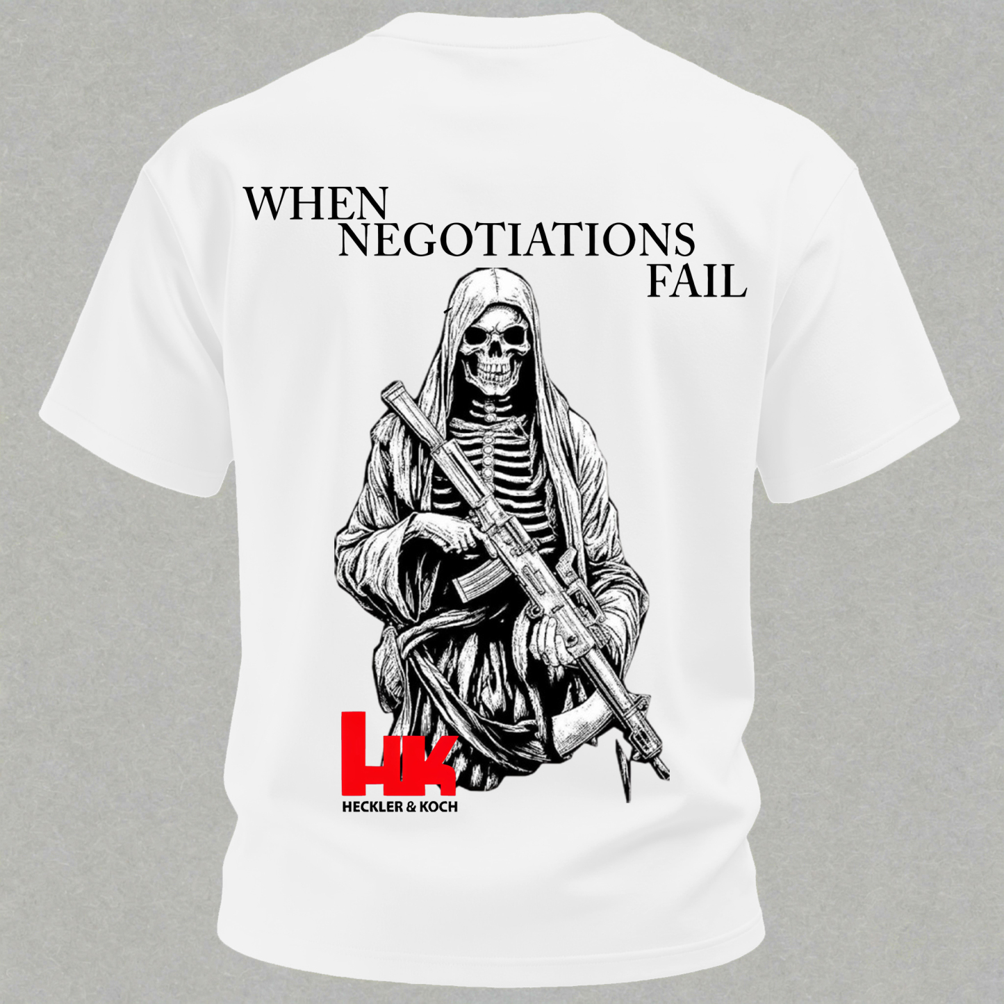 When Negotiations Fail Printed Men's T-Shirt