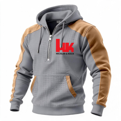 When Negotiations Fail Printed Fleece-lined Unisex Color-Blocked Hoodie