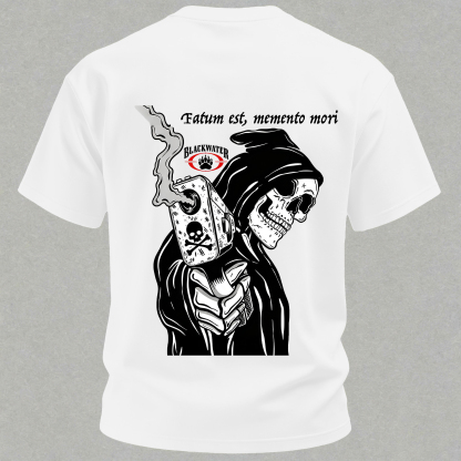 Fatum Est Memento Mori Printed Men's T-Shirt