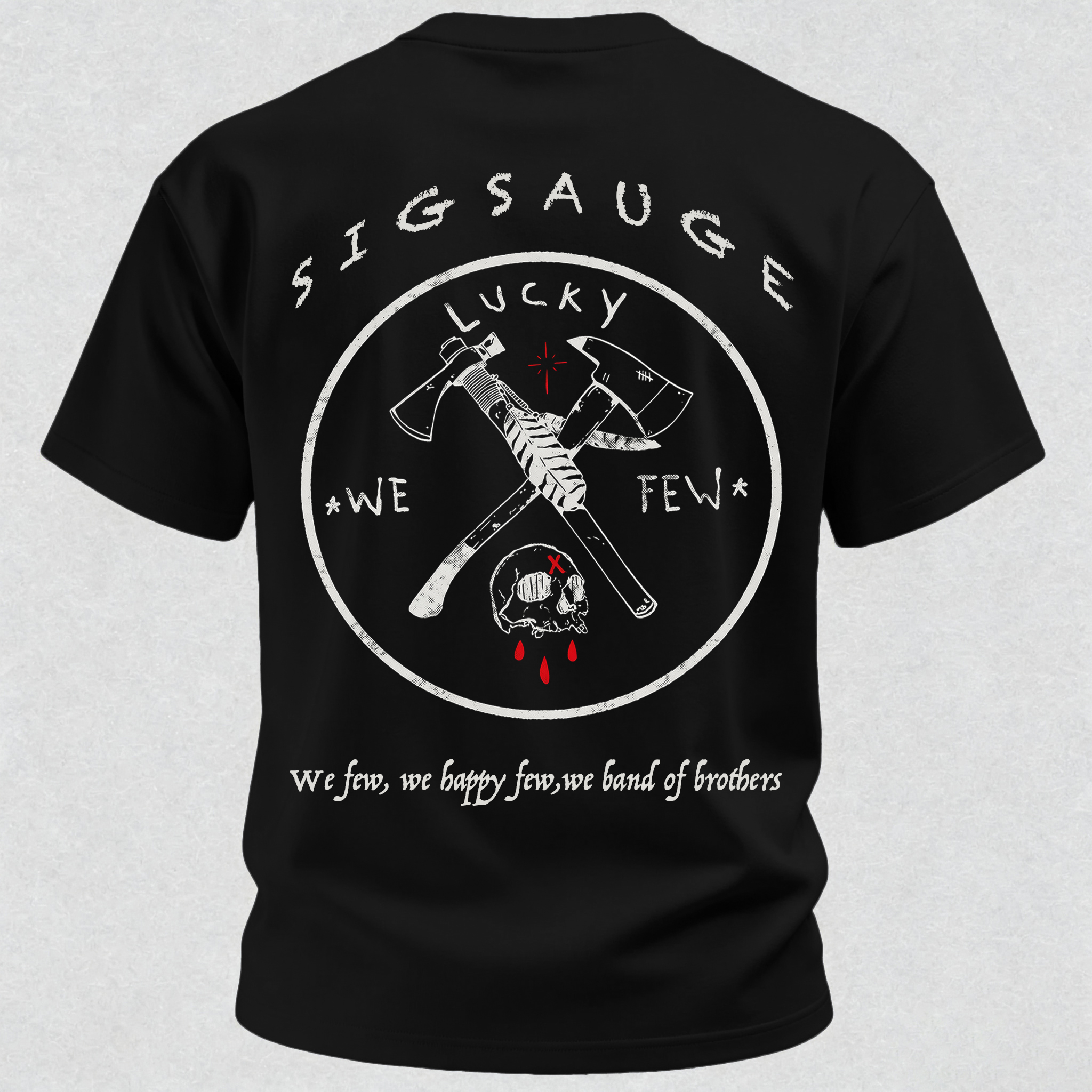 We Few Band of Brothers Print Men’s T-Shirt